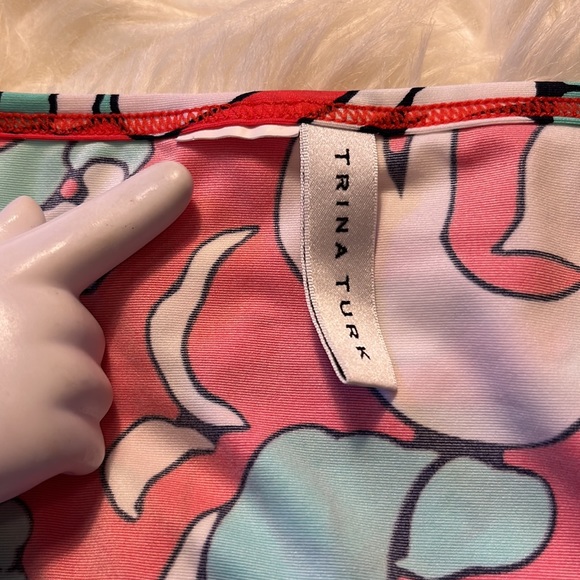 Trina Turk Garden Bloom Swim Cover-Up Tunic Dress - Picture 15 of 15